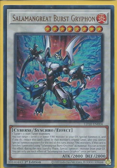 LD10-EN004 Salamangreat Burst Gryphon – Ultra Rare