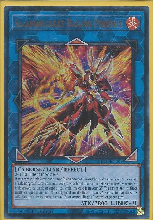 LD10-EN005 Salamangreat Raging Phoenix – Ultra Rare