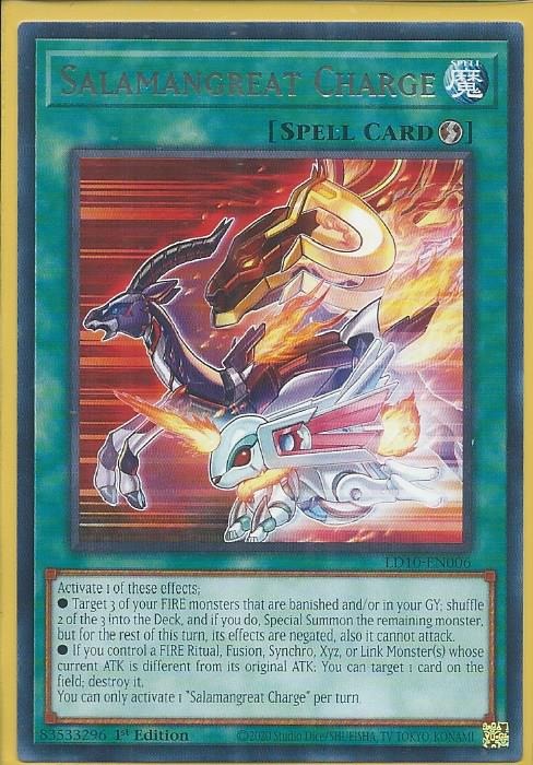 LD10-EN006 Salamangreat Charge – Rare