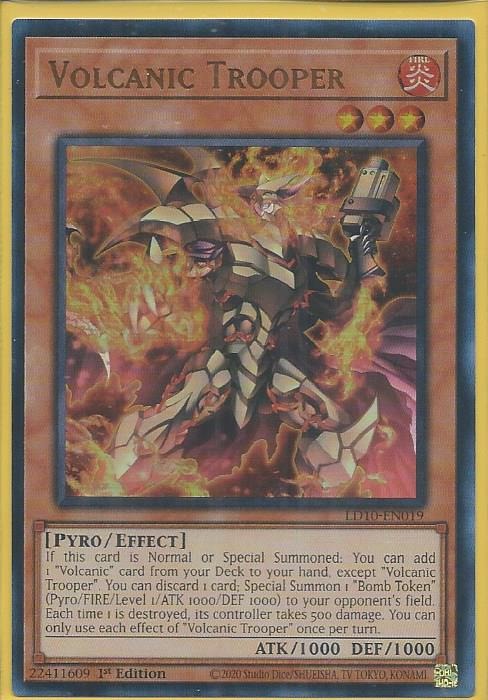 LD10-EN019 Volcanic Trooper – Ultra Rare