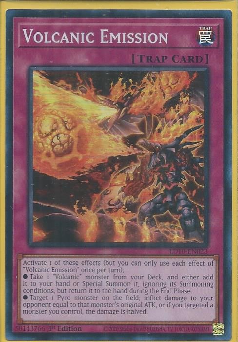 LD10-EN023 Volcanic Emission – Super Rare