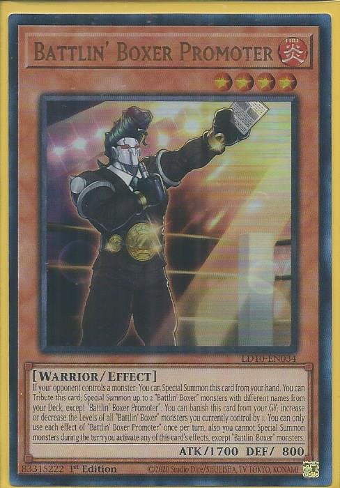 LD10-EN034 Battlin’ Boxer Promoter – Ultra Rare