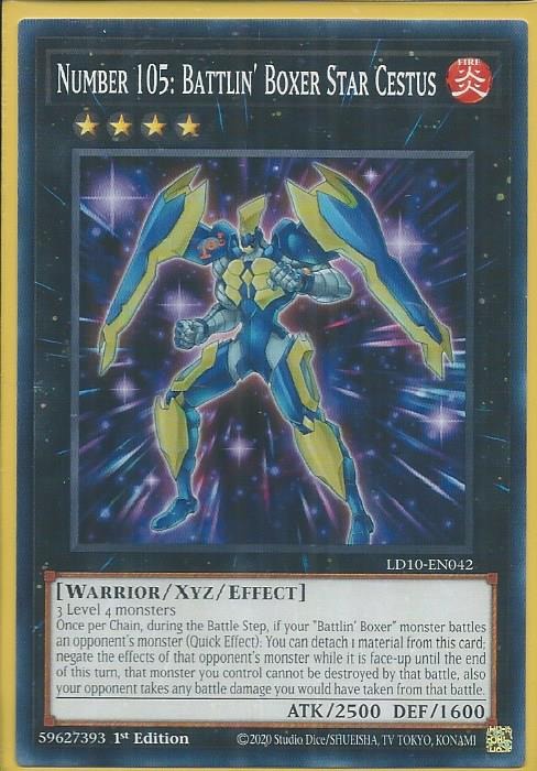 LD10-EN042 Number 105 Battlin’ Boxer Star Cestus – Common
