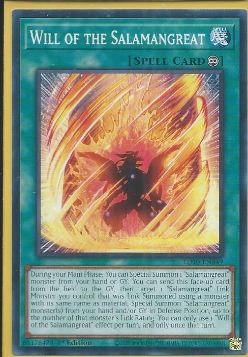 LD10-EN049 Will of the Salamangreat – Common