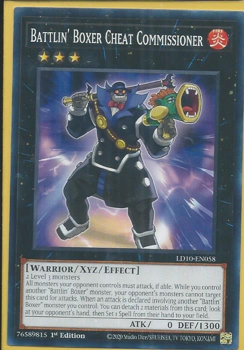 LD10-EN058 Battlin’ Boxer Cheat Commissioner – Common