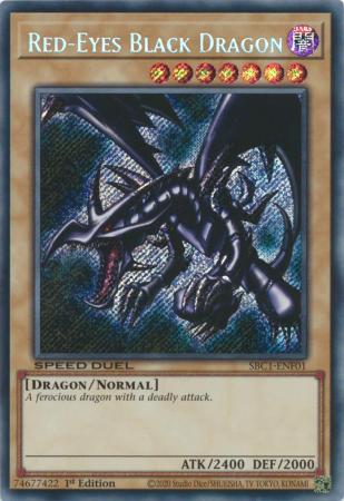 SBC1-ENF01 - Red-Eyes Black Dragon - Secret Rare