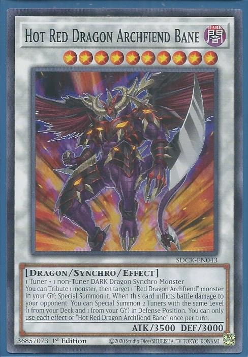 SDCK-EN043 Hot Red Dragon Archfiend Bane – Common