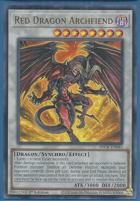 SDCK-EN045 Red Dragon Archfiend – Ultra Rare
