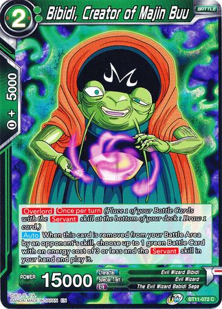 BT11-072 - Bibidi, Creator of Majin Buu - Common