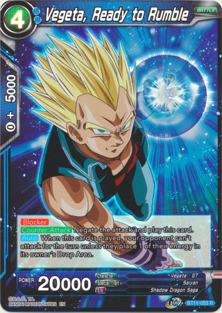 BT11-053 - Vegeta, Ready to Rumble - Foil Rare