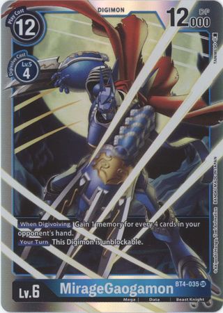 BT4-035 - MirageGaogamon - Super Rare