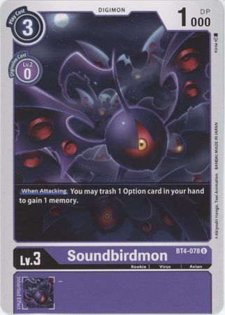 BT4-078 - Soundbirdmon - Uncommon