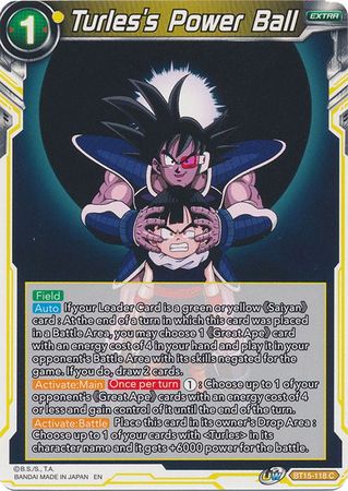BT15-118 - Turles's Power Ball - Common