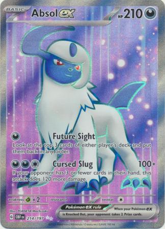214/197 - Absol ex - Full Art Secret Rare