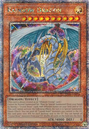 kduy TN23-EN004 Rainbow Dragon - Quarter Century Secret Rare