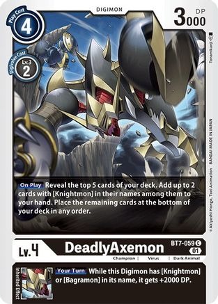 BT7-059 C - DeadlyAxemon - Common