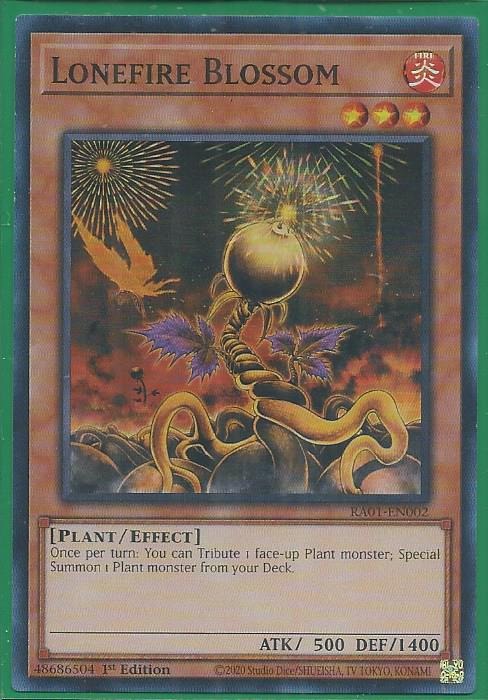 RA01-EN002 Lonefire Blossom – Super Rare