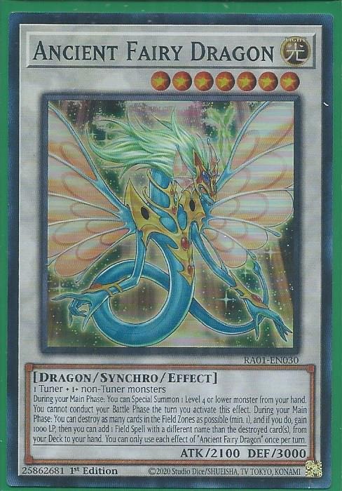 RA01-EN030 Ancient Fairy Dragon – Super Rare
