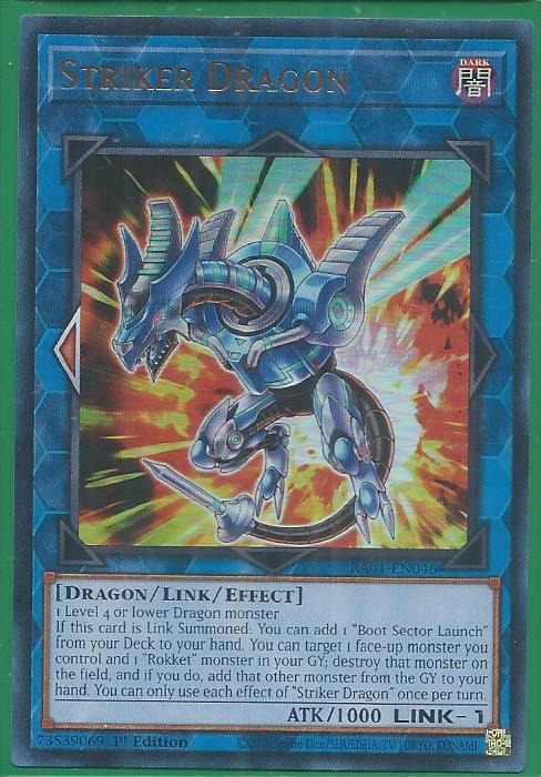 RA01-EN046U Striker Dragon – Ultra Rare