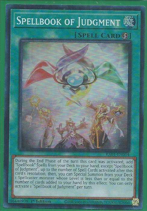 RA01-EN054 Spellbook of Judgment – Super Rare