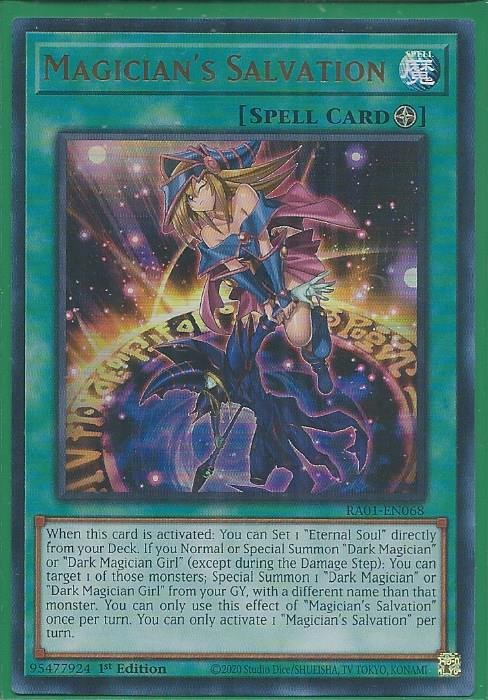 RA01-EN068U Magician’s Salvation – Ultra Rare
