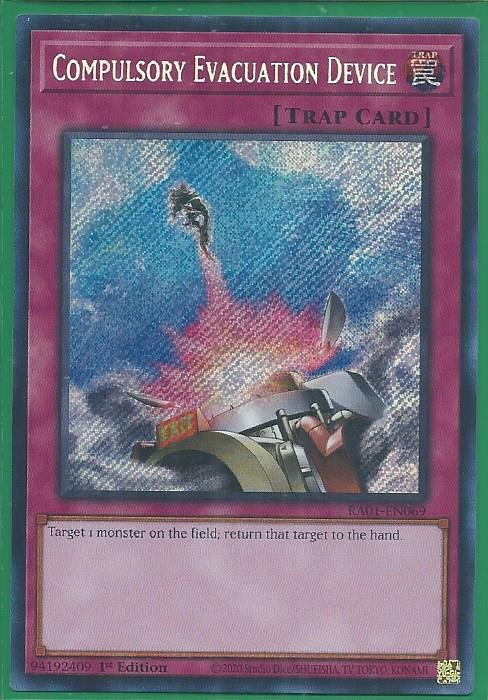 RA01-EN069S Compulsory Evacuation Device – Secret Rare