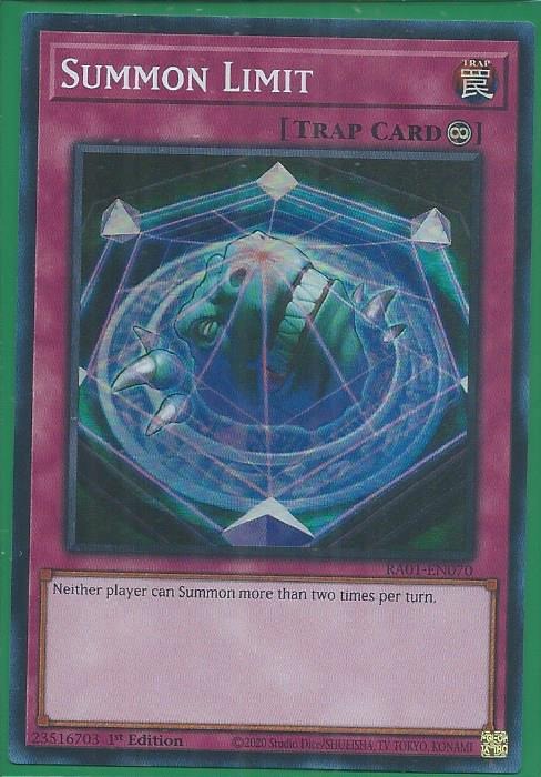 RA01-EN070 Summon Limit – Super Rare