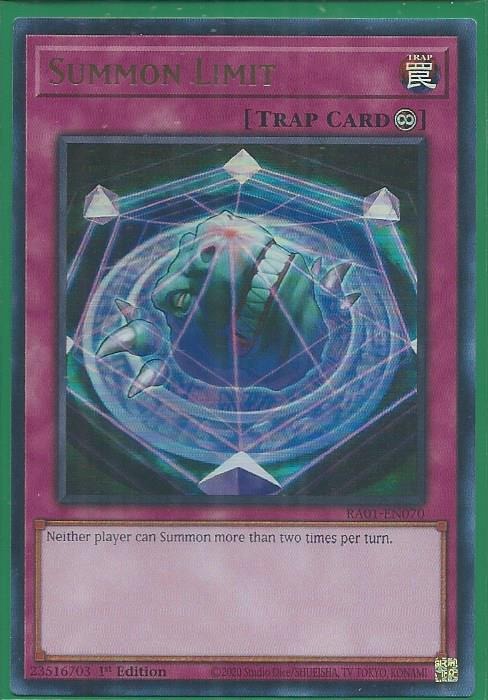 RA01-EN070U Summon Limit – Ultra Rare