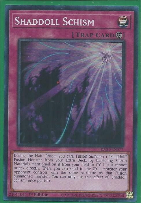 RA01-EN077 Shaddoll Schism – Super Rare