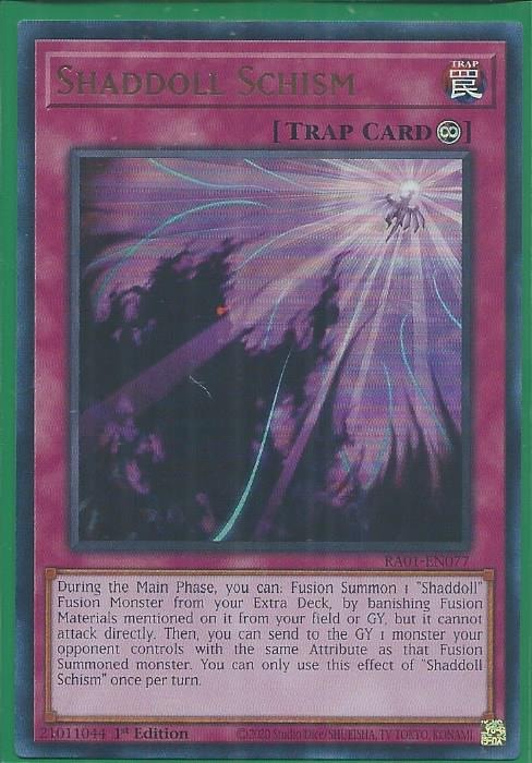 RA01-EN077U Shaddoll Schism – Ultra Rare