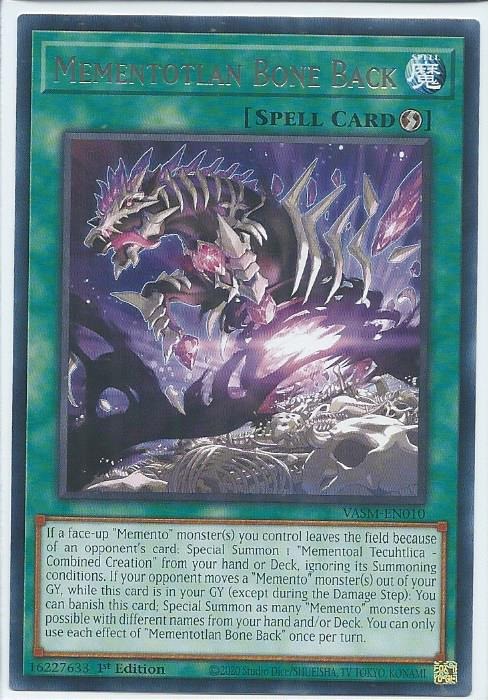 VASM-EN010 Mementotlan Bone Back – Rare