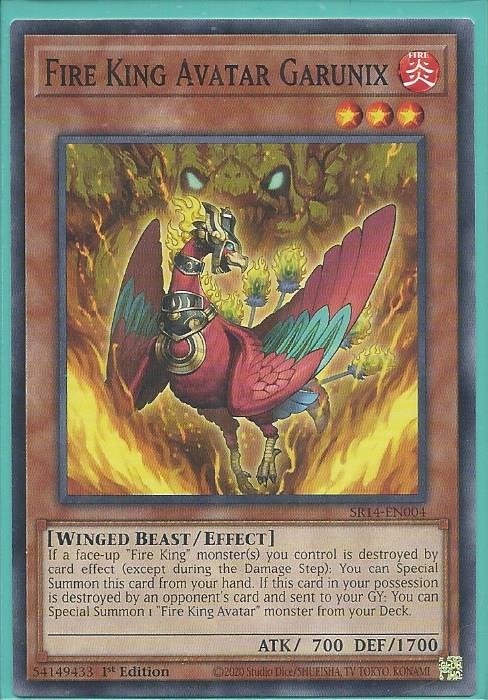 SR14-EN004 Fire King Avatar Garunix – Common