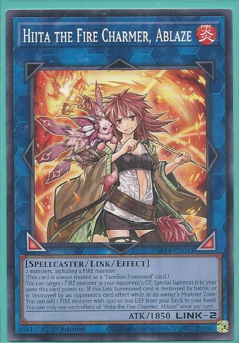 SR14-EN043 Hiita the Fire Charmer, Ablaze – Common