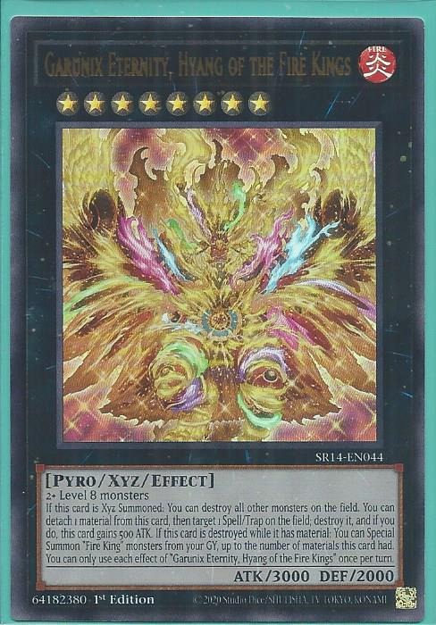 SR14-EN044 Garunix Eternity, Hyang of the Fire Kings – Ultra Rare