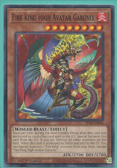 SR14-EN046 Fire King High Avatar Garunix – Common