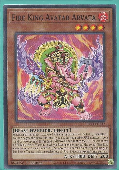 SR14-EN047 Fire King Avatar Arvata – Common