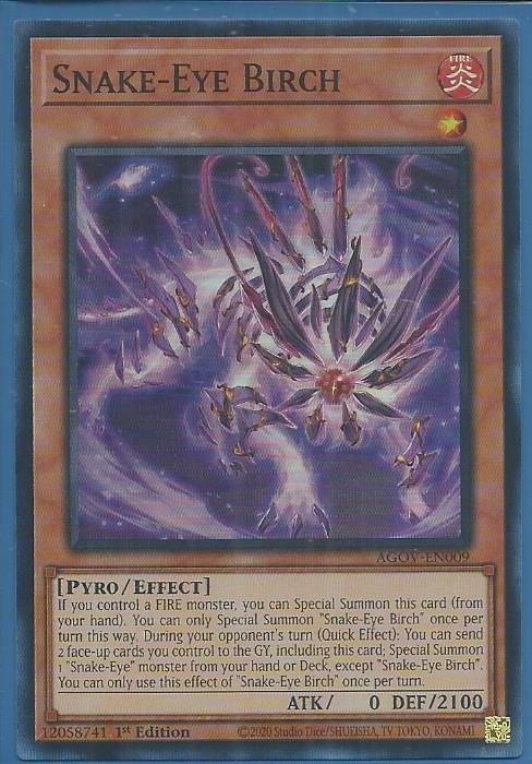 kaka AGOV-EN009 Snake-Eye Birch – Super Rare 1