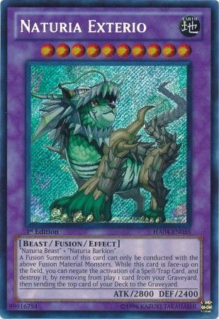 kaka HA04-EN055 - Naturia Exterio - Secret Rare 1st Edition (played)