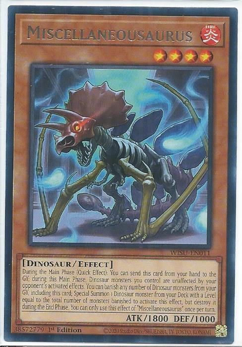 WISU-EN011 Miscellaneousaurus – Rare