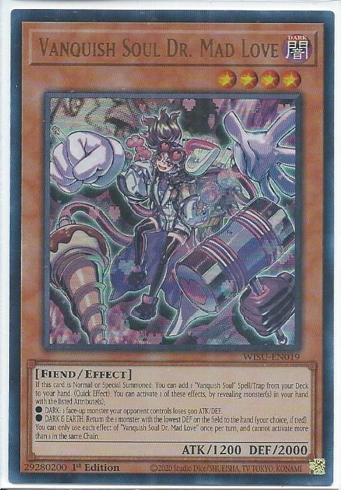 WISU-EN019 Vanquish Soul Dr. Mad Love – Ultra Rare