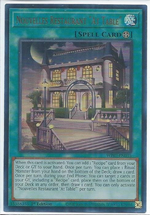 WISU-EN035 Nouvelles Restaurant “At Table” – Ultra Rare