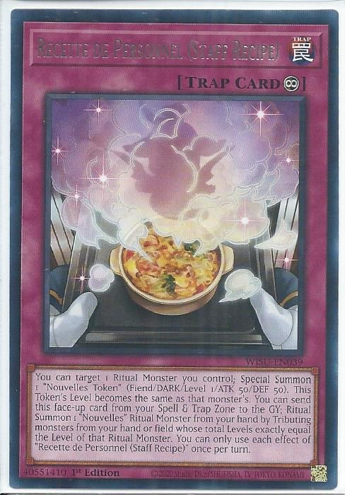 WISU-EN039 Recette de Personnel (Staff Recipe) – Rare