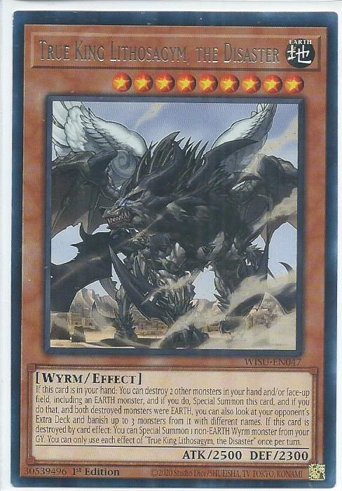 WISU-EN047 True King Lithosagym, the Disaster – Rare