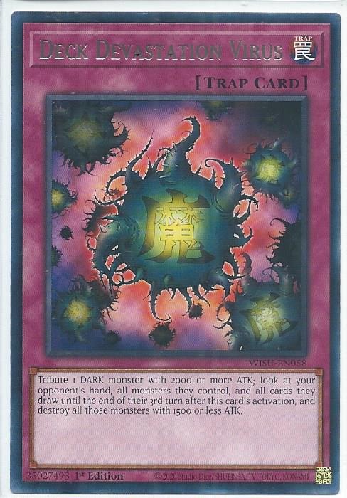 WISU-EN058 Deck Devastation Virus – Rare