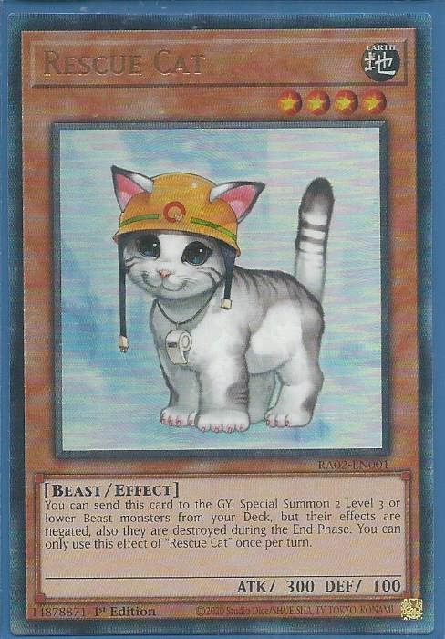 RA02-EN001 Rescue Cat – Ultimate Rare