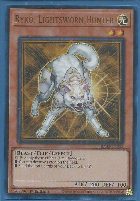 RA02-EN003 Ryko, Lightsworn Hunter – Ultra Rare