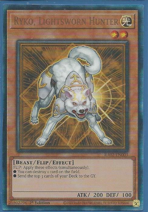 RA02-EN003 Ryko, Lightsworn Hunter – Ultimate Rare