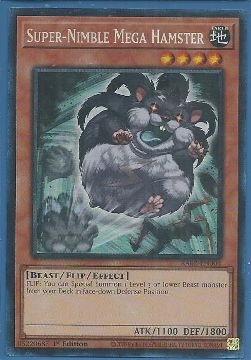RA02-EN004 Super-Nimble Mega Hamster – Collector Rare
