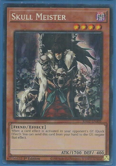 RA02-EN005 Skull Meister – Collector Rare
