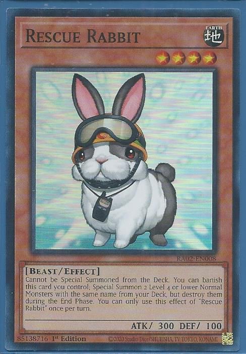 RA02-EN008 Rescue Rabbit – Super Rare